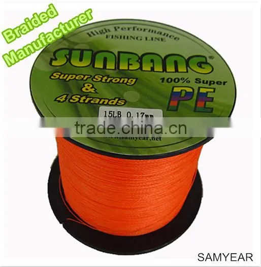 Sunbang Fishing Tackle Japan Quality Multifilament Braid Fishing Line