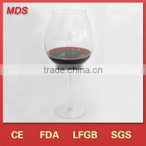 Biggest Glass Factory Red Sublimation Wine Glass