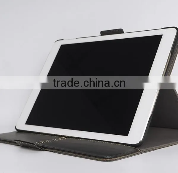 9.7 Inch Tablet Protective Case Genuine Leather Smart Case Cover for Ipad Air photo-3