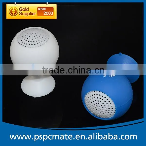 Red Wine Glass Shaped Mini Wired Silicon Speaker With Suction Cup photo-3