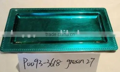 Plastic Plate With Beads