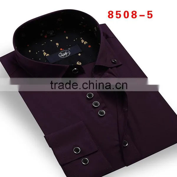 Men Shirts 2015 Factory New Design Long Shirt for Men photo-2