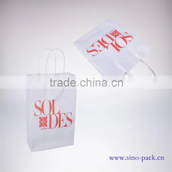 Cheap White Kraft Paper Bags Manufacturer in China