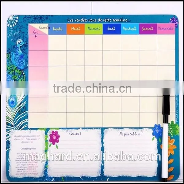 China Factory Directly OEM Paper Calendar Fridge Magnet/ Magnetic Calendar Fridge Magnet Most Popular photo-5