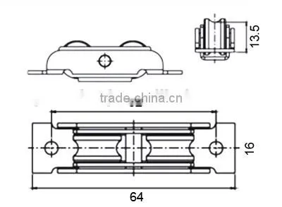 Nylon Pulley For Sliding Window photo-6