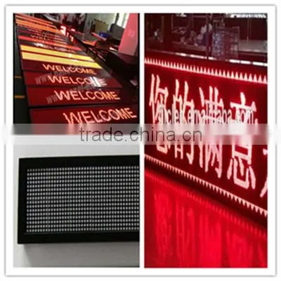 Wholesale Indoor Single Red Color Dot Matrix 5.0/P7.62 LED Screen Module