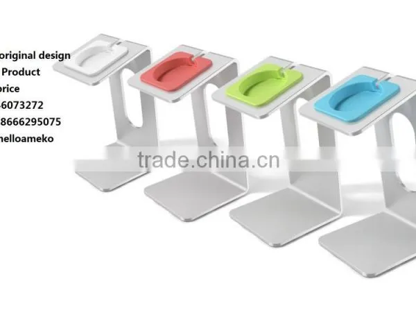 2015 Multifunction Aluminum Metal Charging Dock for Apple Watch, Dual Purpose Stand for Apple Watch & Iphone photo-6