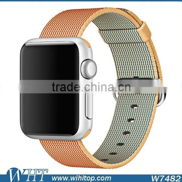 HOCO Original 1:1 38mm 42mm Steel Buckle Adapter Woven Nylon Watch Band for Apple Watch Band Quality Choice Most Popular photo-3