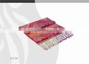 100% silk jacquard shawl