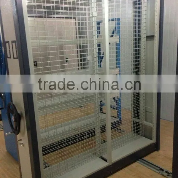 Art Compact Mobile Shelving, Mobile Filing Cabinet, Movable Metal Cabinet,high Saving Space Art Mobile Cabinet photo-2