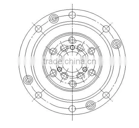 Harmonic Drive Crossed Cylindrical Roller Bearing for Harmonic Drive CSG40/CSF40 photo-6