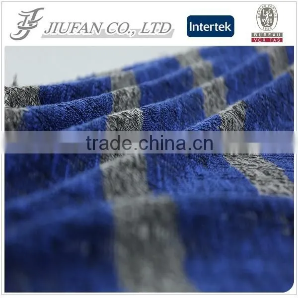 Jiufan Textile Competitive Price Fancy Fabric Knitted Polyester Rayon Fabric for Clothing