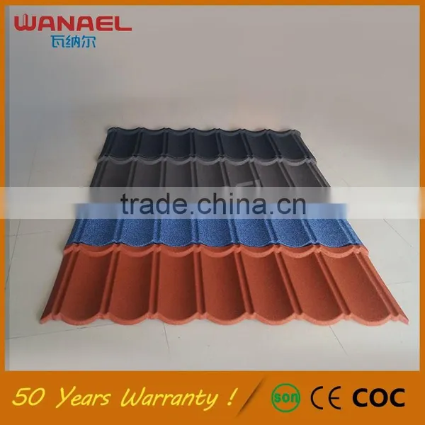 Prefab Homes Wanael Classical Cheap Glazed Decramastic Roof Tiles photo-6