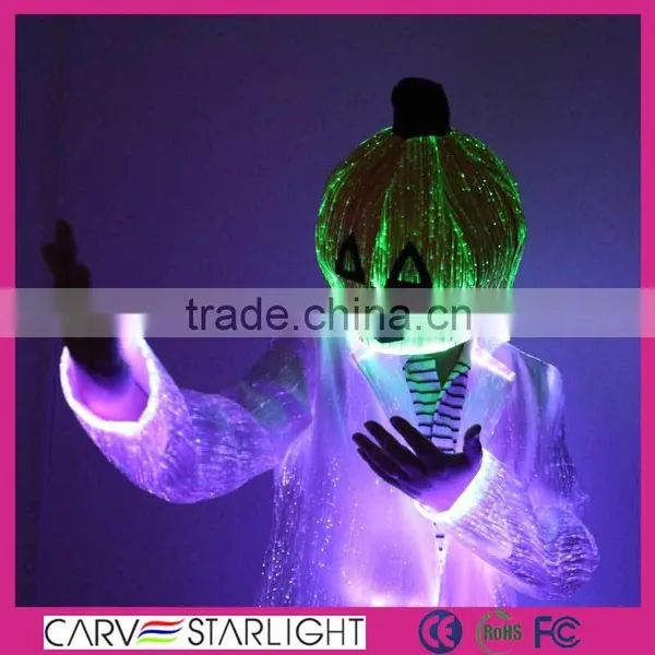 2015 Fashion Fiber Optics Holloween Decorations Pumpkins