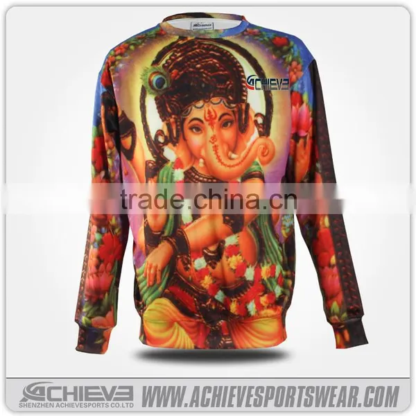 Wholesale 3D Printing Sweatshirt Cheap Custom Fleece Sweatshirt photo-6