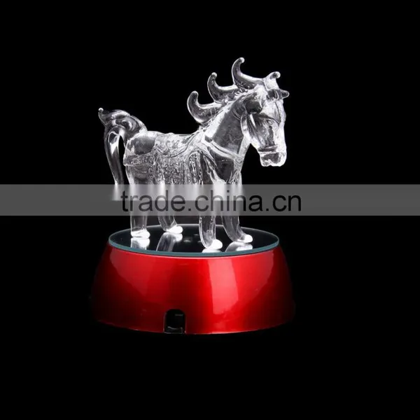 New Custom Design Horse Figurine Make Glass Figurines for Home Decration photo-3