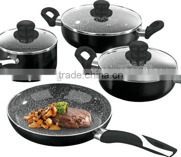 Aluminium Press Stone Coated Cookware Set photo-2