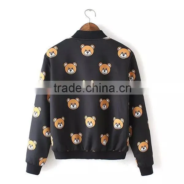 Cheap China Wholesale Clothing Panda Baseball Jacket photo-2