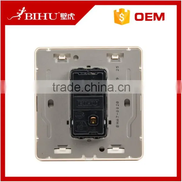 BIHU Brand Factory High Quality 1 Gang Home Morden Electric Switch Socket photo-3