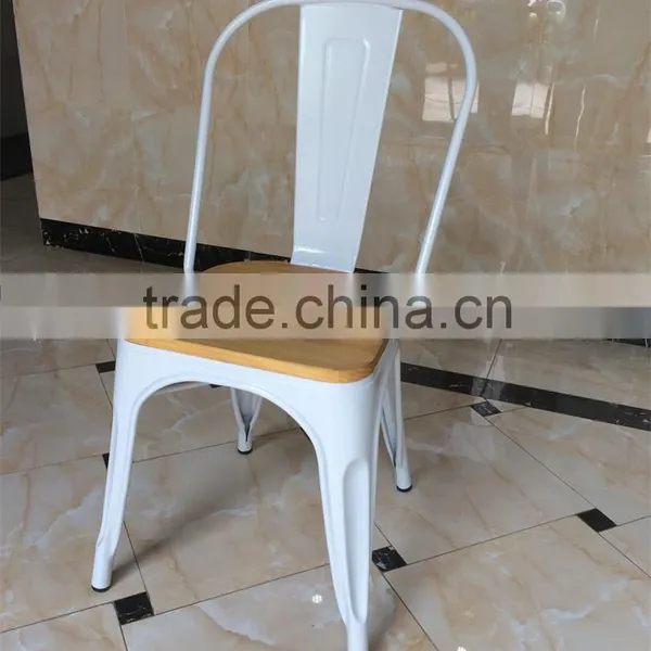 High Quality Cheap Vintage Metal Chairs for Restaurant photo-3