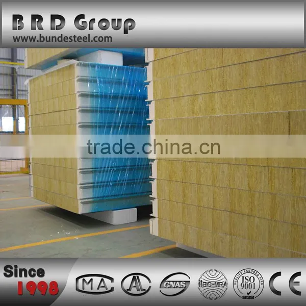 Multi-Function Fire Resistant Building Material Rockwool Sandwich Panel photo-5
