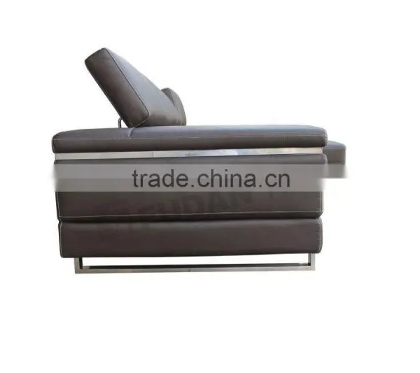 Nice Nodern Home Furniture 3-seat Leather Sofa for Sale photo-4