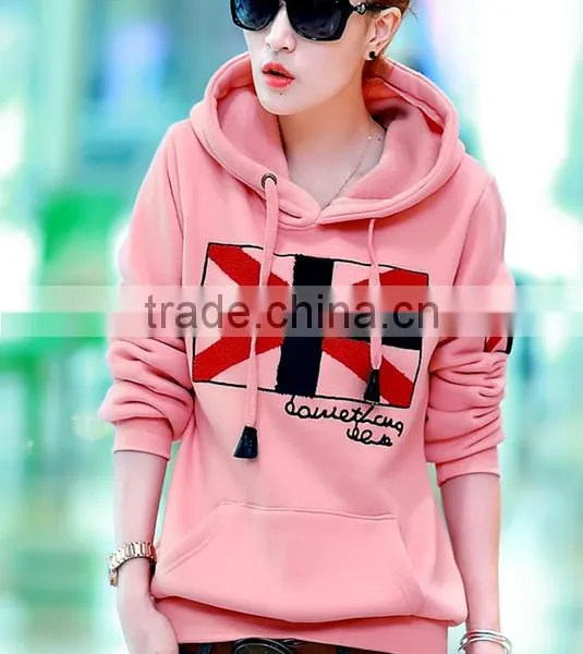 Printed Woman Sweater . Woman Fashion Hooded Raglan Sweater photo-3