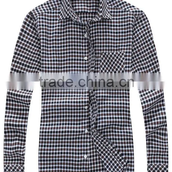 Long Sleeve Plaids Shirt/mens Plaid Shirt/wholesale Plaid Shirt