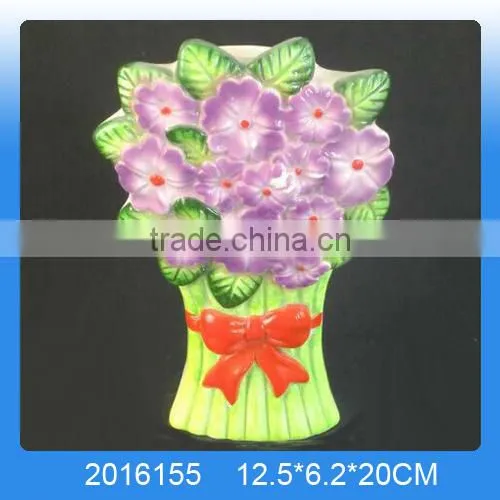 Decorative ceramic air humidifier with flower design