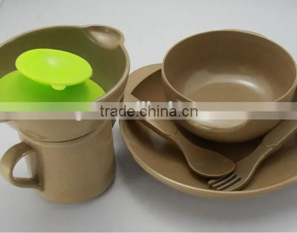 Healthy Material Biodegradable Children Dinner Table Set photo-2