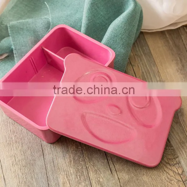 Rice Husk School Lunch Box With Cutlery Set photo-4