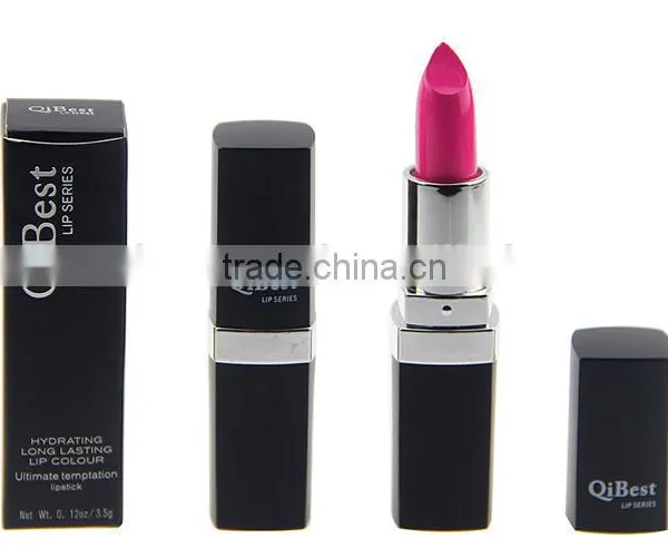 Fashion 12 Color Matte Lipstick Black Tube Purle Red Pink Color Longlasting Waterproof Lipstick photo-4