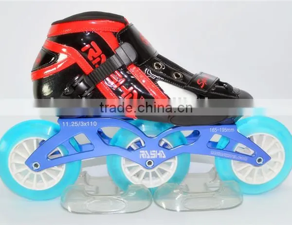 Kids Roller Skate Shoes Speed Racing Run Skate Powerful Patines photo-2