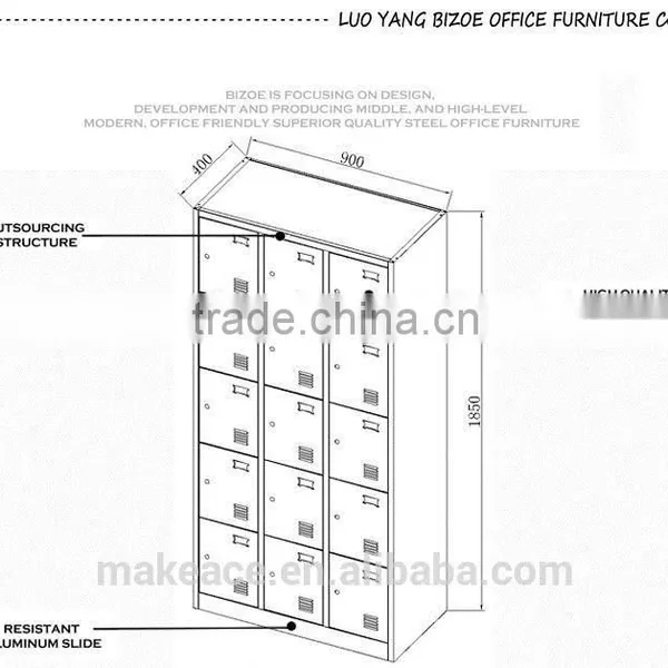Knock Down Suspension File Metal Locker/cabinet photo-6