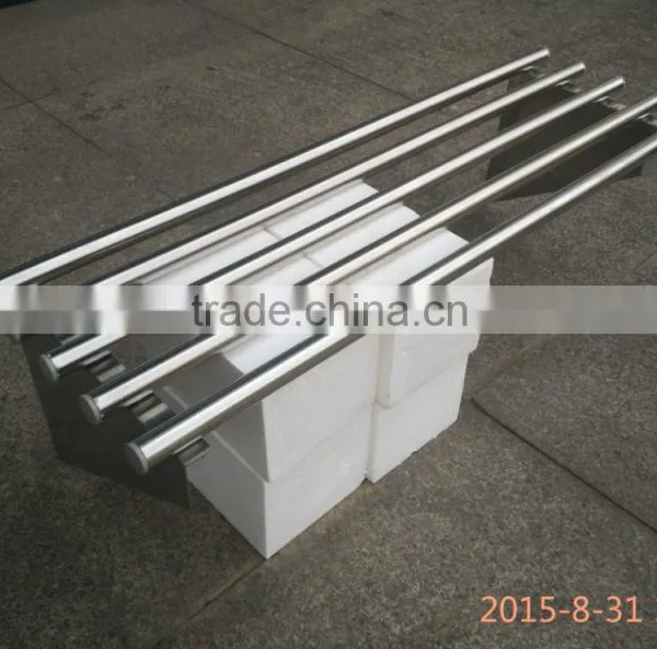 NSF Approval Stainless Steel Tubular Drainage Wall Shelf photo-3