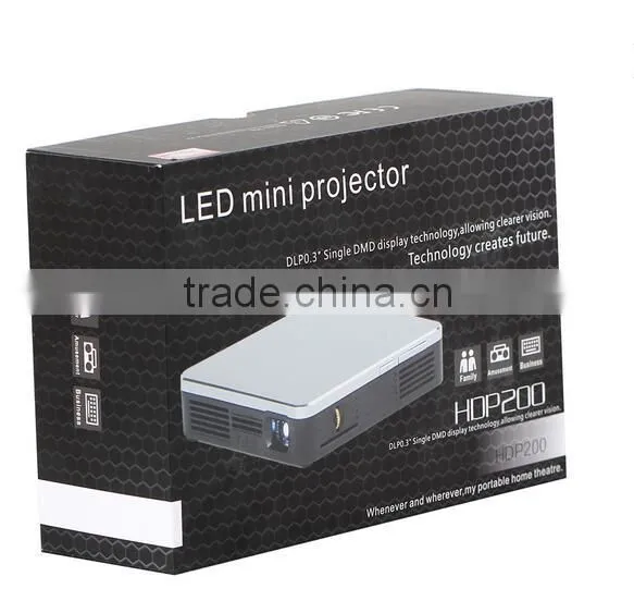 200 ANSI Lumens DLP Mini Projector Hdp200 Bluetooth Function hd Smartphone Projector photo-6