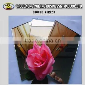 Color Mirror Grey Bronze Glass Mirror Factory Price Wholesale photo-3