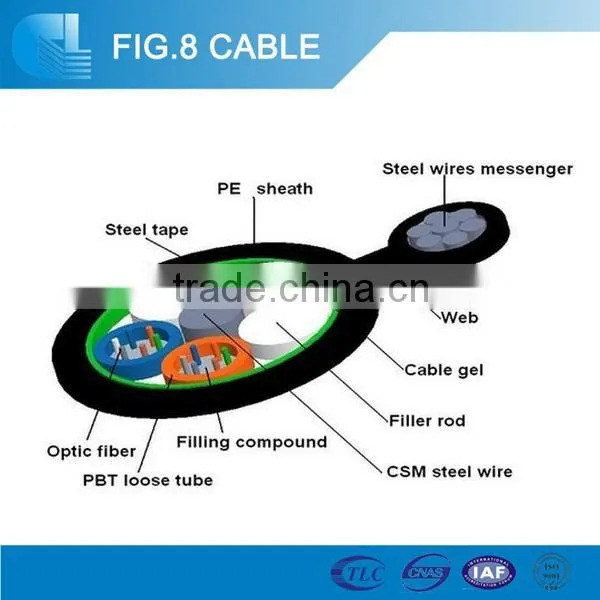 G657/G655/G652 Fiber Optical Cable GYTC8S/GYTC8A photo-2