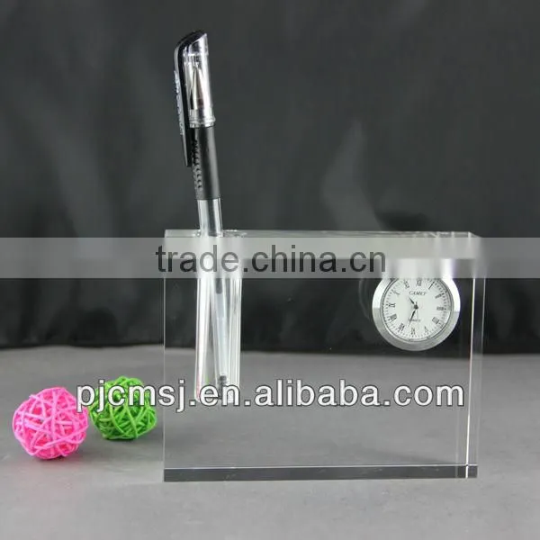 Hot Selling Crystal Glass Table Clock for Decration or Gifts Souvenirs photo-2