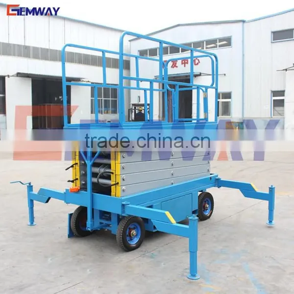 Pull Around Single Person Hydraulic Lifts Elevator for Aerial Working photo-2