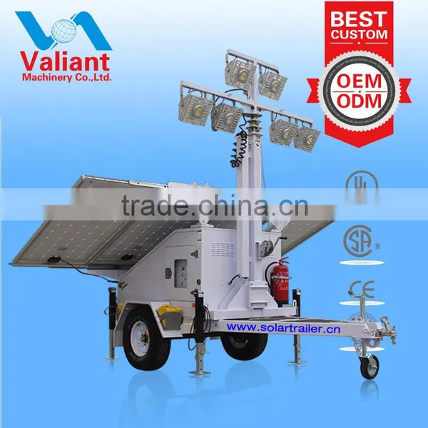 High Lumen Efficacy Generator Lights Rental for Night Lighting