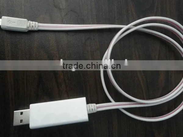 USB EL Wire for Computer-mobile Charging and Data Transmission Language Option French photo-6
