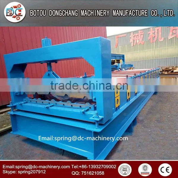 Trapezoid Roofing Sheet Metal Deck Roll Forming Machine Price photo-2