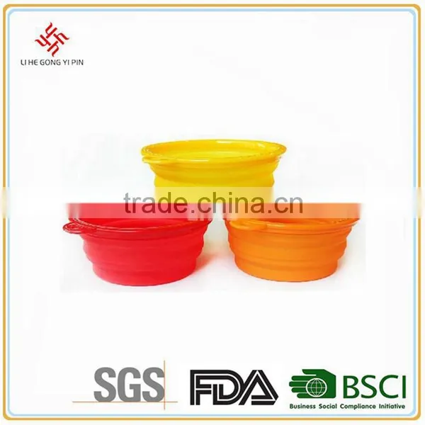 Cheap Mini Silicone Pet Collapsible Bowl photo-2