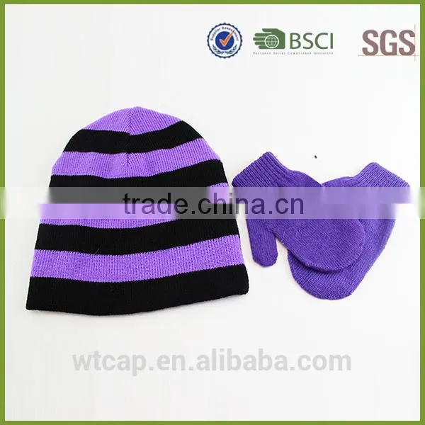 Pink Wholesale Women's Knit Hat and Scarf Sets Knit Hat With Ball Top photo-5