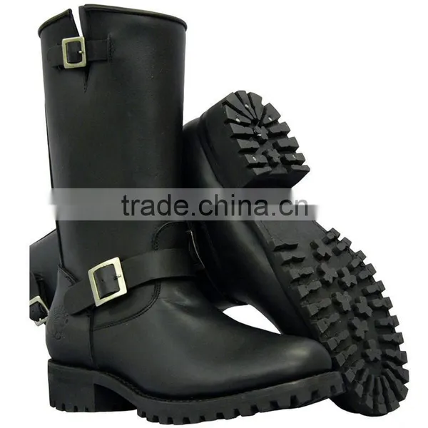Genuine Leather Motorbike Boots