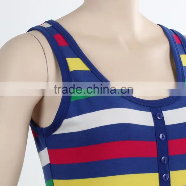 F5S15103 Women Fashion Design Fitness Dress Tank Top photo-4