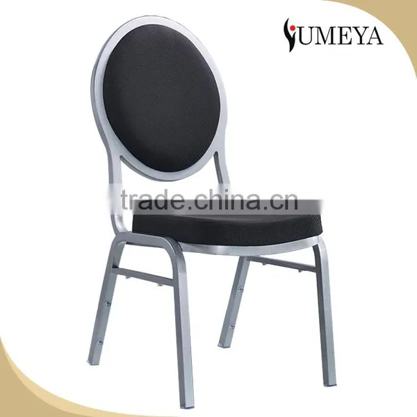 Modern Style Aluminum Frame Stackable Dining Chair for Banquet Hall photo-3