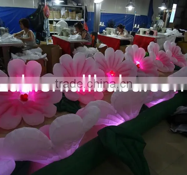 Pink Inflatable Daisy Flower Chain for Wedding Decoration photo-4