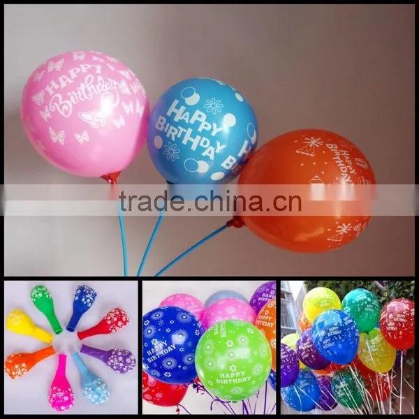 Made in China Happy Birthday Printed Balloons for Birthday Party Decorations photo-4
